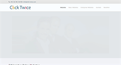 Desktop Screenshot of click-twice.com
